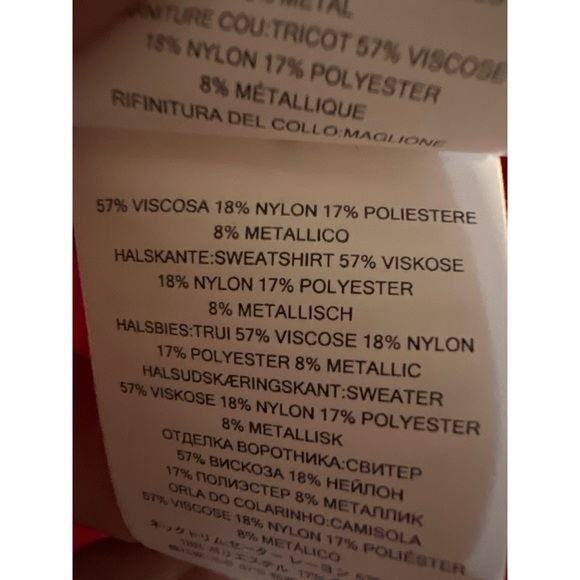 Michael kors nwt Red Cold Shoulder Top - Picture 3 of 3